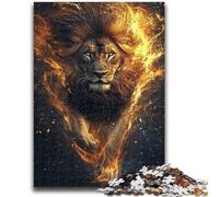 Puzzles pour Adultes et Adolescents, Puzzle de 1 000 pièces, Lion mystérieux, pour Les Plus de 14 Ans, Cadeaux intéressants pour la réduction du Stress, pour Les Amis et la Famille, 50x75cm