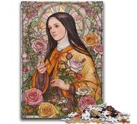 Puzzles pour Adultes et Adolescents, Puzzle de 1 000 pièces, Portrait de Marie la Mère, pour Les Plus de 14 Ans Cadeaux intéressants pour la réduction du Stress, pour Les Amis et la Famille, 50x75cm