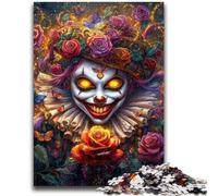 Puzzles pour Adultes et Adolescents, Puzzle de 1 000 pièces, Squelette de Clown, Aide Le Cerveau à exercer, Jouets addictifs pour cultiver la Patience, décoration Murale 50x75cm