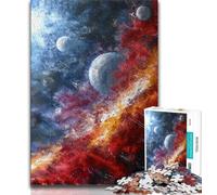 Puzzles pour Adultes et Adolescents, Puzzle de la Voie lactée, Jeu éducatif Familial, idéal pour la décoration de Bureau, 38x26cm
