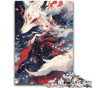 Puzzles pour Adultes et Adolescents Puzzle Dieu des Renards pour Les 14 Ans et Plus Jeu intellectuel Cadeaux d'anniversaire de Noël 26x38cm