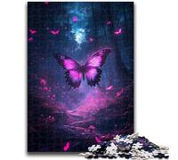 Puzzles pour Adultes et Adolescents, Puzzle Galaxy Butterfly, Jeu Stimulant pour Tous, pour Femmes, Cadeaux pour Hommes 26x38cm
