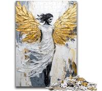Puzzles pour Adultes et Adolescents, Puzzle Golden Angel pour Jeu éducatif, Jouet de défi, décoration d'intérieur Unique et Cadeaux 26x38cm