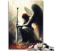 Puzzles pour Adultes et Adolescents Puzzle Guerrier avec des Ailes Jeu de Quiz idéal comme Cadeau pour Toute la Famille 50x75cm