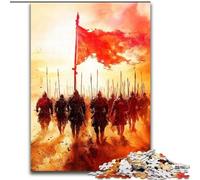 Puzzles pour Adultes et Adolescents, Puzzle Guerrier, Jouets éducatifs, Jeux Anti-Stress, Décoration Murale (Taille 26x38cm)