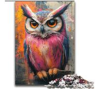 Puzzles pour Adultes et Adolescents, Puzzle Hibou mystérieux, Jouets éducatifs, Jeux familiaux, renforce l'amour Entre Couples, 70x100cm