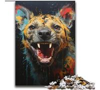 Puzzles pour Adultes et Adolescents Puzzle Hyène Africaine pour et à partir de 14 Ans Jouets de Jeu Car il est idéal comme Cadeau pour Toute la Famille 70x100cm