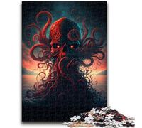 Puzzles pour Adultes et Adolescents Puzzle Île aux pieuvres Jeu Stimulant pour Tous pour Femmes et Hommes Cadeaux pour Hommes 50x75cm