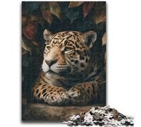 Puzzles pour Adultes et Adolescents Puzzle Jungle Wild Black Panther Convient aux Enfants de 14 Ans et Plus Jeux familiaux Offrez des Cadeaux pour Toute la Famille 50x75cm