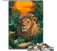 Puzzles pour Adultes et Adolescents Puzzle Lions d'Afrique, pour 14 Ans et Plus pour Une soirée de Jeux en Famille Collection d'artistes, Beaux-Arts (Taille 50x75cm)