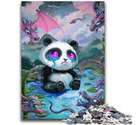 Puzzles pour Adultes et Adolescents Puzzle Magic Panda Quiz Game Idéal comme Cadeau pour Toute la Famille 26x38cm