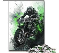 Puzzles pour Adultes et Adolescents Puzzle Moto Cool, pour 14 Ans et Plus Jeu Stimulant à Offrir à Toute la Famille et aux Amis 26x38cm