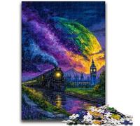 Puzzles pour Adultes et Adolescents Puzzle Mystery Train pour et à partir de 14 Ans Jouets de Jeu Car il est idéal comme Cadeau pour Toute la Famille 38x26cm