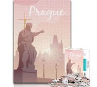 Puzzles pour Adultes et Adolescents Puzzle Prague, Un Jeu Stimulant, idéal comme Cadeau pour Toute la Famille (75x50cm)