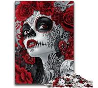 Puzzles pour Adultes et Adolescents, Puzzle Skullgirls, Jeu Stimulant pour Tous, pour Femmes, Cadeaux pour Hommes 26x38cm