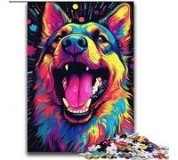 Puzzles pour Adultes et Adolescents Puzzle Un Chien Joyeux et Coquin pour Les 14 Ans et Plus Jeu intellectuel Cadeaux d'anniversaire de Noël 70x100cm