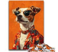 Puzzles pour Adultes et Adolescents, Puzzles à la Mode, Chien, Jouet éducatif intellectuel décompressant, adapté aux Couples de 14 Ans et Plus, 26x38cm