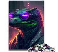Puzzles pour Adultes et Adolescents, Puzzles Alligator, défi d'intelligence cérébrale, Jouets addictifs, Cadeau d'anniversaire, décoration Murale 50x75cm