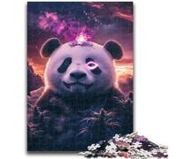 Puzzles pour Adultes et Adolescents Puzzles Animal Panda Art Quiz Jeu pour est idéal comme Cadeau pour Toute la Famille 26x38cm