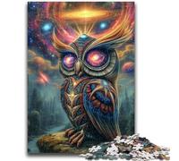 Puzzles pour Adultes et Adolescents, Puzzles animaliers, Fantaisie, Hibou, Jeu Stimulant pour Tous, pour Femmes, Cadeaux pour Hommes, 26x38cm