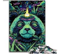 Puzzles pour Adultes et Adolescents, Puzzles animaliers, Panda, Jouet éducatif et décompressant, Cadeau d'anniversaire, décoration Murale (Taille 50x75cm)