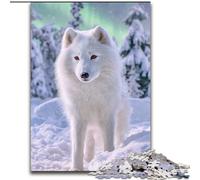 Puzzles pour Adultes et Adolescents, Puzzles animaliers, Renard, Art au Fusain, pour la décoration de la Maison, 50x75cm