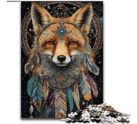 Puzzles pour Adultes et Adolescents, Puzzles animaliers, Renard, Art, Jouets, Jeux éducatifs, Anti-Stress, Interaction Parent-Enfant (Taille 26x38cm)