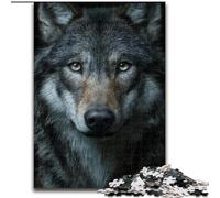Puzzles pour Adultes et Adolescents, Puzzles animaliers représentant Un Loup, Jeu Familial pour Une décoration intérieure Unique et des Cadeaux pour Les 14 Ans et Plus (Taille 26x38cm)