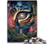 Puzzles pour Adultes et Adolescents, Puzzles animaliers, Tigre, Jeu éducatif, défi, Jouet, décoration d'intérieur Unique, Cadeaux, 50x75cm