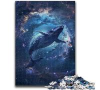 Puzzles pour Adultes et Adolescents, Puzzles, Animaux, Baleines, Art, défi d'intelligence cérébrale, Jouets addictifs, Cadeaux d'anniversaire, décoration Murale, 50x75cm