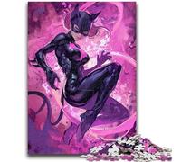 Puzzles pour Adultes et Adolescents Puzzles Anime Catwoman Design Vibrant et Unique Expérience de Puzzle relaxante et stimulante 26x38cm