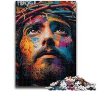 Puzzles pour Adultes et Adolescents, Puzzles Art de Jésus, Jouet éducatif et décompressant, Cadeau d'anniversaire, Cadeaux, Art Mural 50x75cm