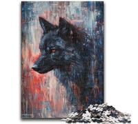 Puzzles pour Adultes et Adolescents, Puzzles, Art du Loup, Jouets éducatifs, Jeux familiaux, renforce l'amour Entre Les Couples, 26x38cm