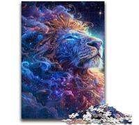 Puzzles pour Adultes et Adolescents, Puzzles artistiques, Lions, Jouet éducatif intellectuel décompressant, adapté aux Couples de 14 Ans et Plus, 26x38cm