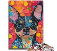 Puzzles pour Adultes et Adolescents, Puzzles artistiques sur Le thème des Chiens, idéal comme Cadeau pour Toute la Famille 26x38cm