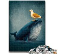 Puzzles pour Adultes et Adolescents, Puzzles Baleines et Oiseaux, Anti-Stress, défi Difficile, à Offrir en Cadeau à Toute la Famille, 50x75cm