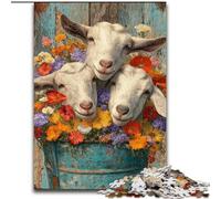 Puzzles pour Adultes et Adolescents, Puzzles bébé Vache, Jouets de Jeu, Chaque pièce est Unique - Jeu Familial Stimulant et Amusant pour Les 14 Ans (Taille 50x75cm)