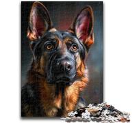 Puzzles pour Adultes et Adolescents Puzzles Berger Allemand Anti-Stress Défi Difficile À Offrir en Cadeau à Toute la Famille 50x75cm