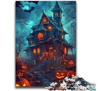 Puzzles pour Adultes et Adolescents, Puzzles Château d'halloween pour 14 Ans et Plus, Jeu de défi Unique, Jeux en Famille, Cadeaux d'anniversaire de Noël 50x75cm