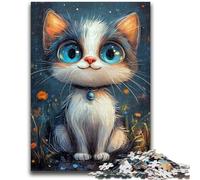 Puzzles pour Adultes et Adolescents, Puzzles, Chaton Mignon, défi d'intelligence cérébrale, Jouets addictifs, Cadeau Amusant pour Les 14 Ans et Plus, 50x75cm