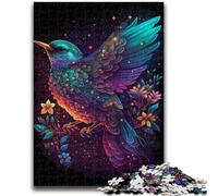 Puzzles pour Adultes et Adolescents, Puzzles colorés, Motif Oiseaux animés, pour Les 14 Ans et Plus, Jeu intellectuel, Cadeaux de Noël et d'anniversaire, 26x38cm