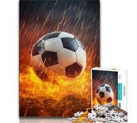 Puzzles pour Adultes et Adolescents, Puzzles de Football, Jeux de Divertissement pour Toute la Famille avec Affiche et fiche de Questions-réponses (75x50cm)