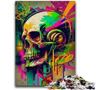 Puzzles pour Adultes et Adolescents, Puzzles de Peinture de squelettes, adaptés aux Enfants de 14 Ans et Plus, Jeux familiaux, à Offrir en Cadeau pour Toute la Famille, 50x75cm