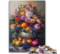 Puzzles pour Adultes et Adolescents Puzzles en céramique Nature Morte Convient aux Enfants de 14 Ans et Plus Jeux familiaux Offrez des Cadeaux pour Toute la Famille 50x75cm