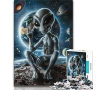 Puzzles pour Adultes et Adolescents Puzzles extraterrestres Venus de l'espace Stimulez Votre Cerveau Jouets addictifs pour cultiver la Patience Collection d'artistes Beaux-Arts (75x50cm)