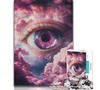 Puzzles pour Adultes et Adolescents Puzzles Eye of The Universe pour Adolescents, Anti-Stress, défi Difficile, Cadeaux du Père Noël Secret (Taille 75x50cm)