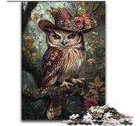 Puzzles pour Adultes et Adolescents, Puzzles Fantaisie Hibou, Jeu de Quiz pour renforcer l'amour Entre Couples, pour Les Adolescents de 14 Ans et Plus (Taille 26x38cm)