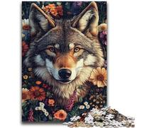 Puzzles pour Adultes et Adolescents, Puzzles Fantaisie, Loup, Jouets éducatifs, Anti-Stress, décoration d'intérieur Unique et Cadeaux 50x75cm