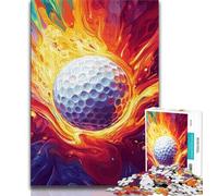 Puzzles pour Adultes et Adolescents Puzzles Fire Golf pour Adolescents, Anti-Stress, défi Difficile, Cadeaux du Père Noël Secret (Taille 75x50cm)