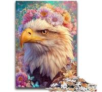 Puzzles pour Adultes et Adolescents, Puzzles Fleurs, Aigle, Jouets éducatifs, Jeux familiaux, renforce l'amour Entre Couples, 50x75cm